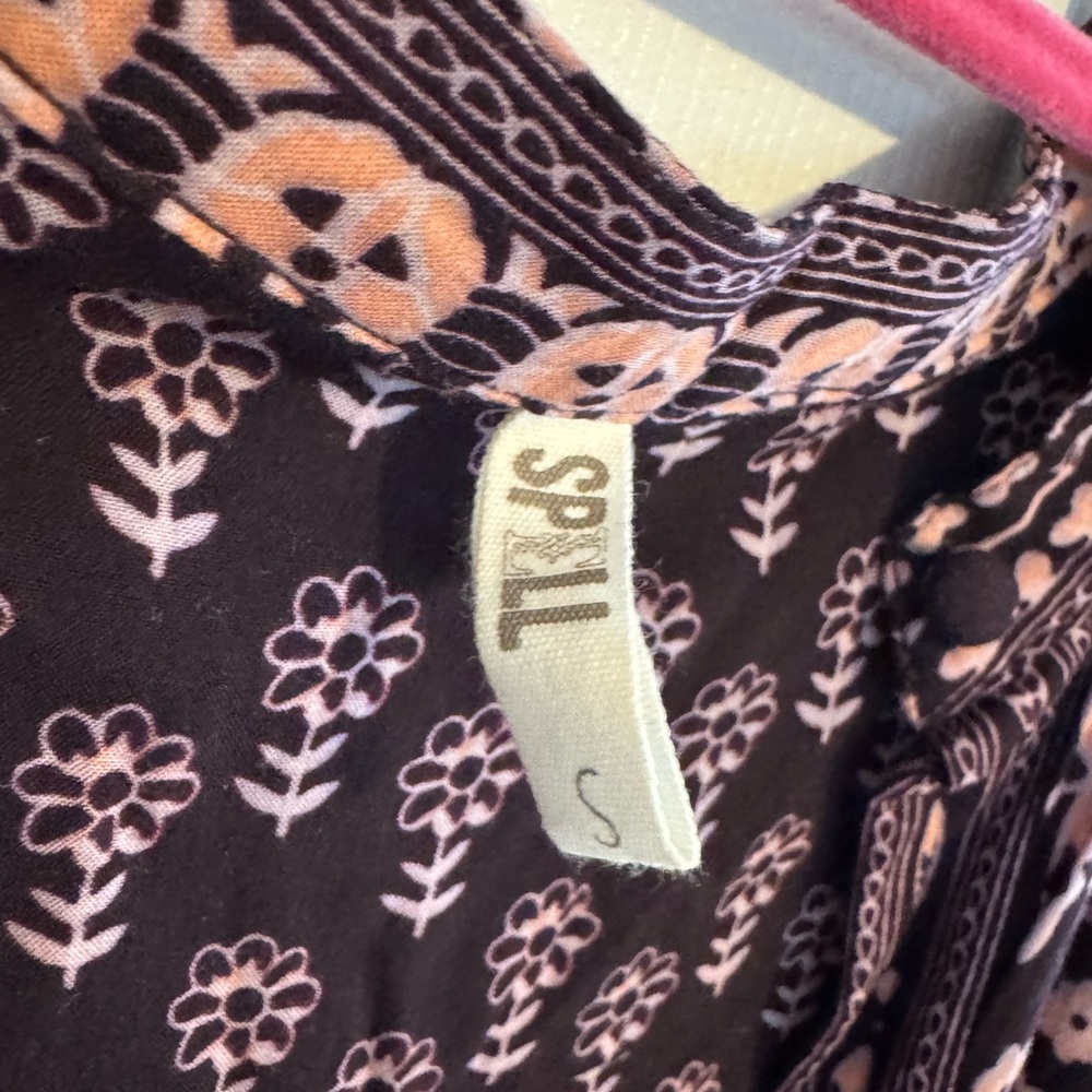 Spell and The Gypsy Gypsiana Shirt Dress Tunic - Size Small - Picture 4 of 4